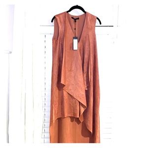 BCBG Rust Suede Dress